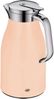 alfi SKYLINE 1,0l, pastel apricot, Edelstahl-Isolierkanne mit hygienischem Hartglaseinsatz, Drehverschluss mit bequemer Drucktaste, ergonomischer Griff, ideal als Kaffeekanne, Teekanne, BPA-frei Bild 2