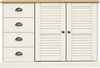 Sideboard, Kommode mit Schubladen 113x40x75 cm Massivholz Kiefer j2197p Bild 5