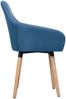 vidaXL Esszimmerstühle 2 Stk. Blau Stoff [283463] Bild 3