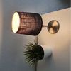 Lichthandel Hoch LED Tischleuchte Nachttischlampe 2er Set Nachttischleuchte für Schlafzimmer Tischlampe, LED wechselbar, warmweiß, LED Bild 2