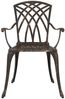 vidaXL Gartenstuhl 2 pcs Bronze 53 x 51 x 88,5 cm Aluminium 42002398 Bild 4