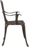 vidaXL Gartenstuhl 2 pcs Bronze 53 x 51 x 88,5 cm Aluminium 42002398 Bild 5