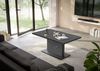 Couchtisch Höhenverstellbar Else 4 120x49x70 Holz Keramikoptik Schwarz Bild 4