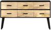 vidaXL Sideboard 110x33x64 cm Massivholz Mango 322678 Bild 2