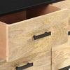 vidaXL Sideboard 110x33x64 cm Massivholz Mango 322678 Bild 5
