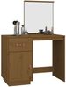 vidaXL Schminktisch Honigbraun 95x50x134 cm Massivholz Kiefer 820090 Bild 4