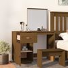 vidaXL Schminktisch Honigbraun 95x50x134 cm Massivholz Kiefer 820090 Bild 3