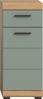 Xonox Scout Standschrank (B/H/T: 37x88x31 cm) in Salbei und Artisan Eiche Nachbildung Bild 2