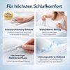 Athlix Nackenkissen Kissen Memory Schaum für Nacken und Hals, orthopädisch, ergonomisch, Gegen Nackenschmerzen, Gezielte Druckentlastung Bild 3