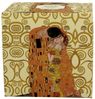 DUO ART GALLERY Klassischer Becher 350 ml THE KISS ECRU New Bone China Porzellan Bild 3