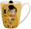 DUO ART GALLERY Klassischer Becher 350 ml THE KISS ECRU New Bone China Porzellan Bild 2