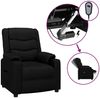 vidaXL Relaxsessel Elektrisch Schwarz Kunstleder [3143449] Bild 2