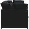 vidaXL Modulares Sofa mit Kissen Samt Schwarz 3321254 Bild 5