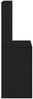 vidaXL Schreibtisch mit Regal Schwarz 100x45x140 cm Holzwerkstoff 860437 Bild 5