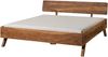 Bett Sheesham 200x200x80 natur sandgestrahlt lackiert MALMÖ 2 #234 Bild 1