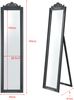 Standspiegel Arezzo 160x40 cm Dunkelgrau [en. casa] Bild 4