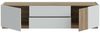 Lowboard LEWISVILLE TV Kommode Optik Hellgrau / Valencia Oak Bild 4