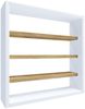 VCM Küchenmöbel Hängeschrank Esaldi 920050 Weiß / Honig-Eiche H. 40 x B. 40 x T. 10 cm Bild 3