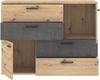 Kommode >Salford< in Artisan Eiche - 124,9x95,9x41,3cm (BxHxT) Bild 3
