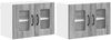 vidaXL Geschirrspülerfront Kalmar 2 pcs Graues Sonoma 60 x 31 x 40 cm 884627 Bild 2