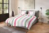 Primera Soft-Seersucker Bettwäsche 155x220 Streifen grün weiß pink 213071-52 Bild 2