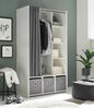 Kleiderschrank >Jill< in Weiß - 100x180x50cm (BxHxT) Bild 5