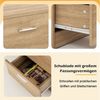 COSTWAY Nachttisch Aktenschrank (1-St), mit 3 Schubladen, Holz, 38x35x66cm Bild 3