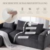 LVHOM Ecksofa 3 sitzer, Bodensofa mit Seitentaschen und Getränkehalter, Polstersofa aus Cordstoff, frei Kombination, Modulares Chaiselongue-Sofa-Set, 253x158x61 cm Bild 5