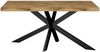 Esstisch Elgin 2 210-310x80x100 Holzwerkstoff Schwarz/Plankeneiche Bild 3