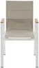 Vente-unique - LIOUS Garden dining set Metall Weiß - B 65 cm x H 90 cm x L 55 cm Bild 3