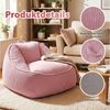 HomeMiYN Sitzsack Weicher Riesen Sitzsack aus Cord – Sessel fürs Wohnzimmer „Birne“ Bild 3