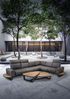 Gartenlounge-Set >Zanzibar< (3er-Set) Lounge 304x79/83,5x256cm, Tiche 102x35x80cm / 102x26x80cm Bild 3