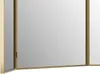 Vente-unique 'QIANA' Friseurspiegel, Metall Goldfarben, 85 x 70,5 cm Bild 3