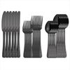KEENZO Besteck-Set 30 teilig Schwarz Essbesteck Set für 6 Personen florale Muster Griff (30-tlg), 6 Personen, Edelstahl Bild 4