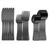 KEENZO Besteck-Set 30 teilig Schwarz Essbesteck Set für 6 Personen florale Muster Griff (30-tlg), 6 Personen, Edelstahl Bild 5