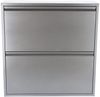 Schuhschrank DOUBLE LARGE 2 silberfarben Bild 1