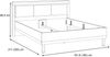 FORTE Dalate Bett, Holzwerkstoff, Braun/Schwarz, 181,6 x 98,5 x 211 cm Bild 4