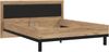 FORTE Dalate Bett, Holzwerkstoff, Braun/Schwarz, 181,6 x 98,5 x 211 cm Bild 3