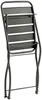 Vente-unique - MIRMANDE Garden dining set Metall Grau - B 52,5 cm x H 87 cm x L 43 cm Bild 4