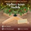 VESKA Künstlicher Weihnachtsbaum künstlich 180cm - mit Holzständer, künstlicher Tannenbaum, Nordmanntanne, Naturgetreu, dichte Zweige Bild 2