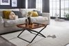 Wohnling Couchtisch, Sheesham Massivholz / Metall, 63 x 39 x 63 cm Bild 5