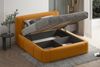 Polsterbett OLAF 160x200 mit Matratze, Bettkasten und Lattenrost. Farbe: VELUTTO 8 Bild 3