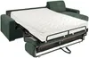 Vente-unique - CALITO Sofa SamtStoff Grün - B 223 cm152 cm x H 93 cm x L 298 cm Bild 4