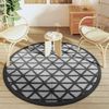 vidaXL Outdoor-Teppich ARAKIL Schwarz Ø160 cm PP 368463 Bild 3
