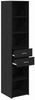vidaXL Highboard Schwarz Eichen-Optik 40 x 42,5 x 185 cm Holzwerkstoff 3402637 Bild 5