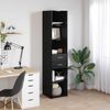 vidaXL Highboard Schwarz Eichen-Optik 40 x 42,5 x 185 cm Holzwerkstoff 3402637 Bild 4