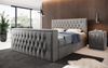 Boxspringbett Vulnero mit TV Lift und Stauraum (2 Schubladen) 140x200 Grau H4 (100kg+) Bild 2