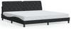 vidaXL Bettgestell ohne Matratze Schwarz 200x200 cm Samt 3207943 Bild 2