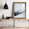 Poster Vintage Geister Landschaft und Ski Lift als Deko Print ohne Rahmen - 10 x 15 cm / 1 Bild 2