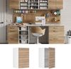 Hängeschrank R-Line Sonoma 40 cm mit offenen Regalen Vicco Bild 2